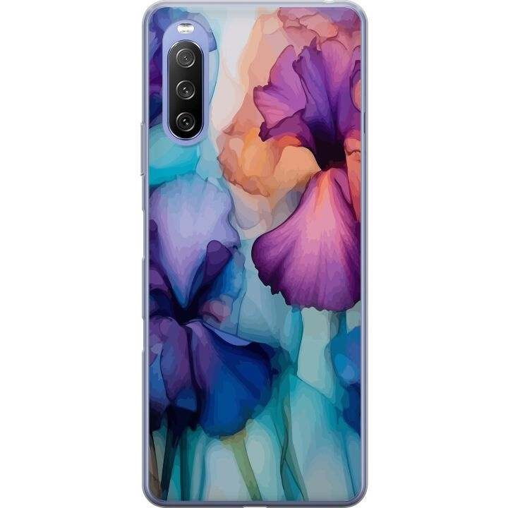 Mobile case for Sony Xperia 10 III Lite with Magical flowers design in the group SMARTPHONE & TABLETS / Phone cases / Sony at TP E-commerce Nordic AB (A60959)