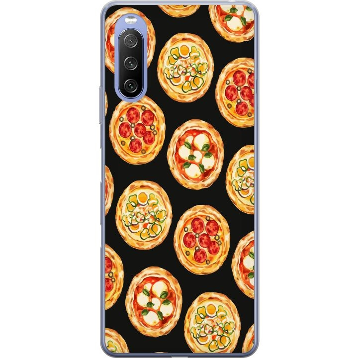 Mobile case for Sony Xperia 10 III Lite with Pizza design in the group SMARTPHONE & TABLETS / Phone cases / Sony at TP E-commerce Nordic AB (A60969)