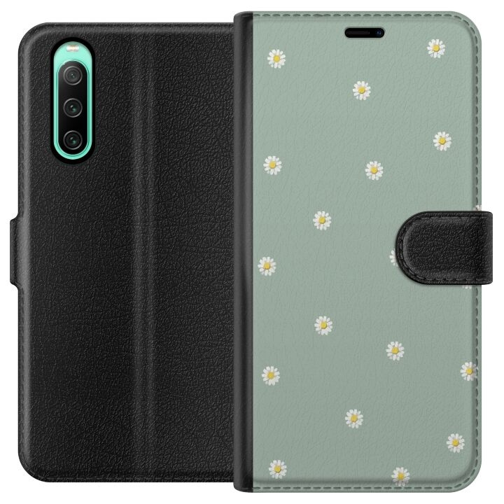 Wallet case for Sony Xperia 10 IV with Priest\'s collars design in the group SMARTPHONE & TABLETS / Phone cases / Sony at TP E-commerce Nordic AB (A60987)