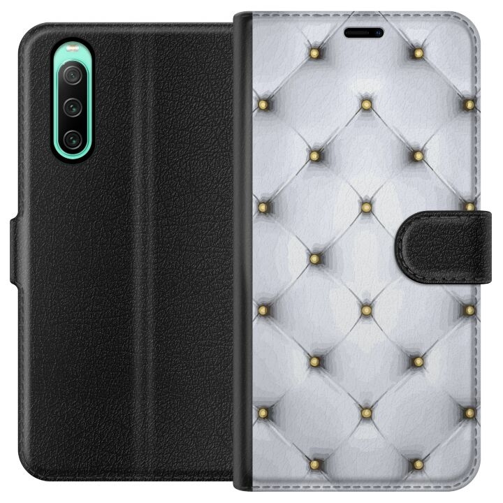 Wallet case for Sony Xperia 10 IV with Luxurious design in the group SMARTPHONE & TABLETS / Phone cases / Sony at TP E-commerce Nordic AB (A60997)