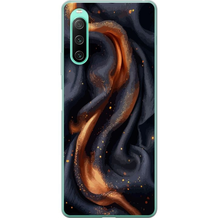 Mobile case for Sony Xperia 10 IV with Fiery silk design in the group SMARTPHONE & TABLETS / Phone cases / Sony at TP E-commerce Nordic AB (A61011)