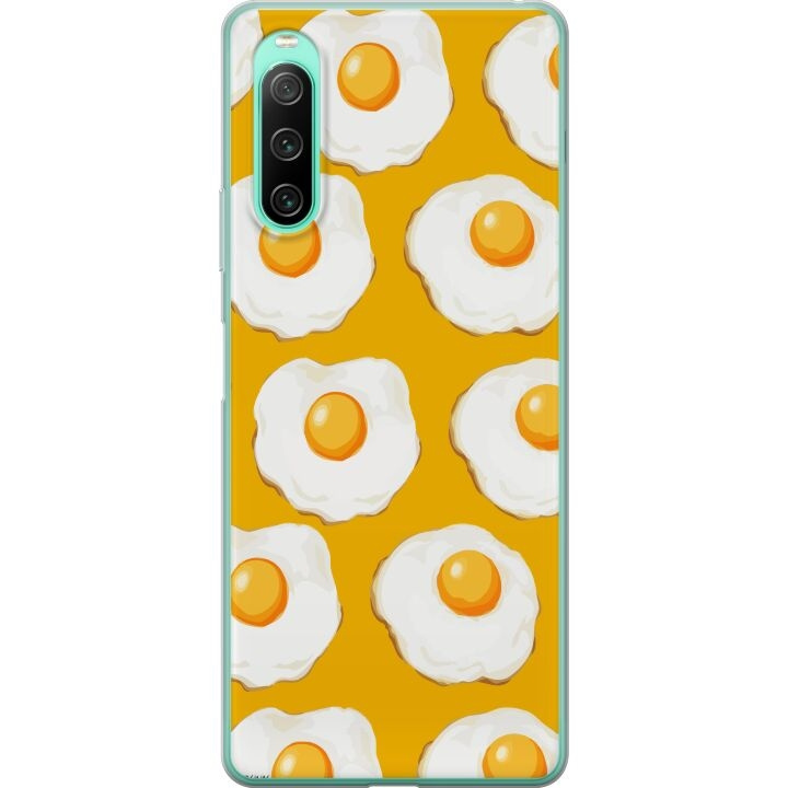 Mobile case for Sony Xperia 10 IV with Fried egg design in the group SMARTPHONE & TABLETS / Phone cases / Sony at TP E-commerce Nordic AB (A61012)