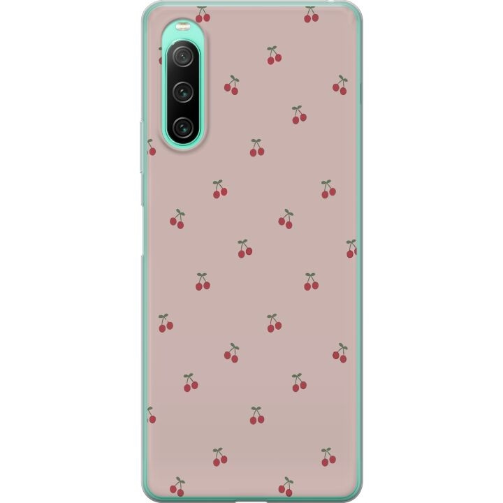 Mobile case for Sony Xperia 10 IV with Cherry design in the group SMARTPHONE & TABLETS / Phone cases / Sony at TP E-commerce Nordic AB (A61017)