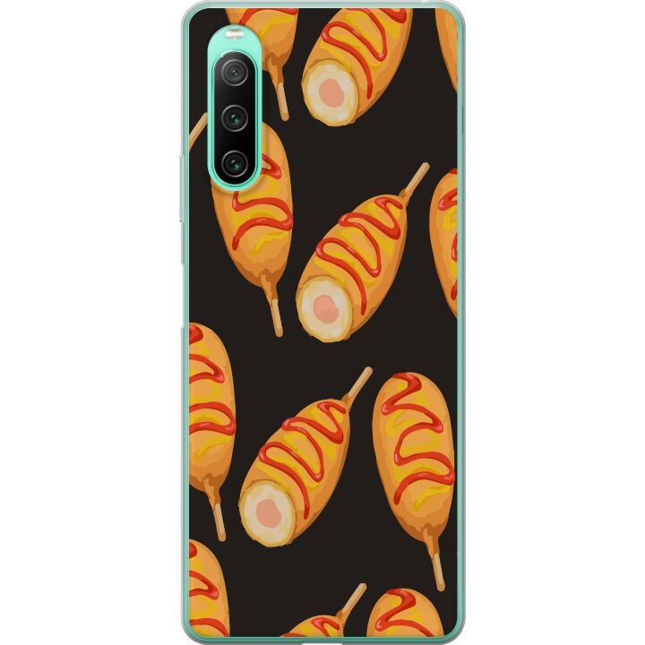 Mobile case for Sony Xperia 10 IV with Chicken drumstick design in the group SMARTPHONE & TABLETS / Phone cases / Sony at TP E-commerce Nordic AB (A61019)