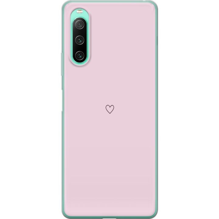 Mobile case for Sony Xperia 10 IV with Heart design in the group SMARTPHONE & TABLETS / Phone cases / Sony at TP E-commerce Nordic AB (A61029)