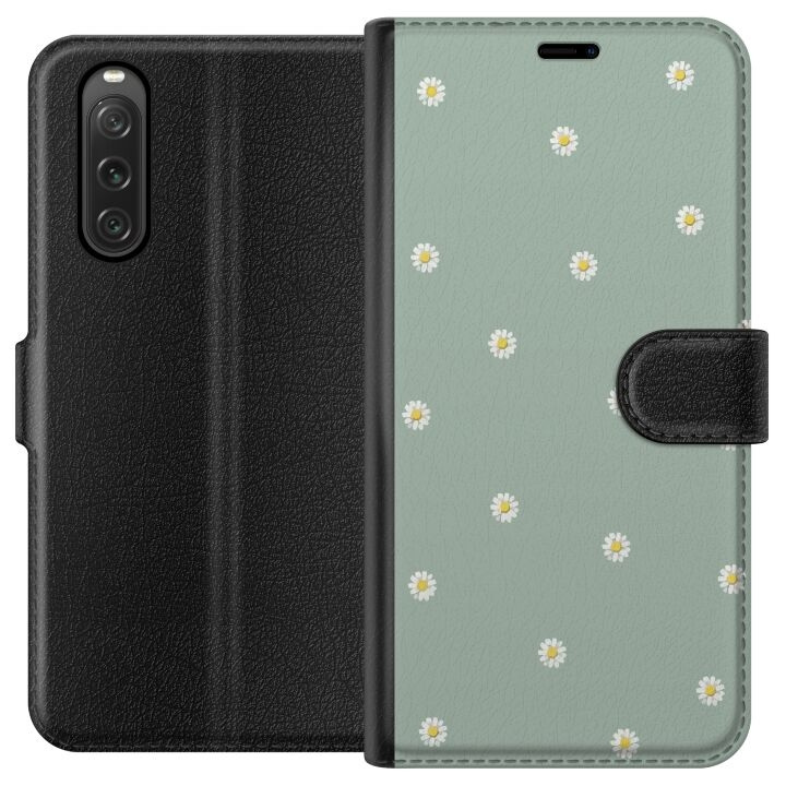 Wallet case for Sony Xperia 10 V with Priest\'s collars design in the group SMARTPHONE & TABLETS / Phone cases / Sony at TP E-commerce Nordic AB (A61041)