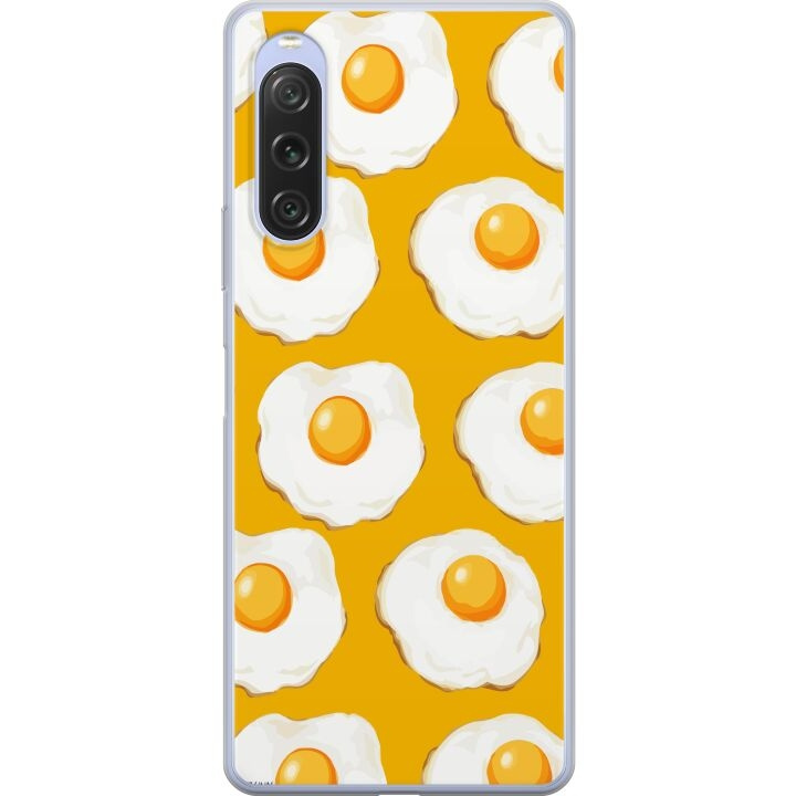 Mobile case for Sony Xperia 10 V with Fried egg design in the group SMARTPHONE & TABLETS / Phone cases / Sony at TP E-commerce Nordic AB (A61066)