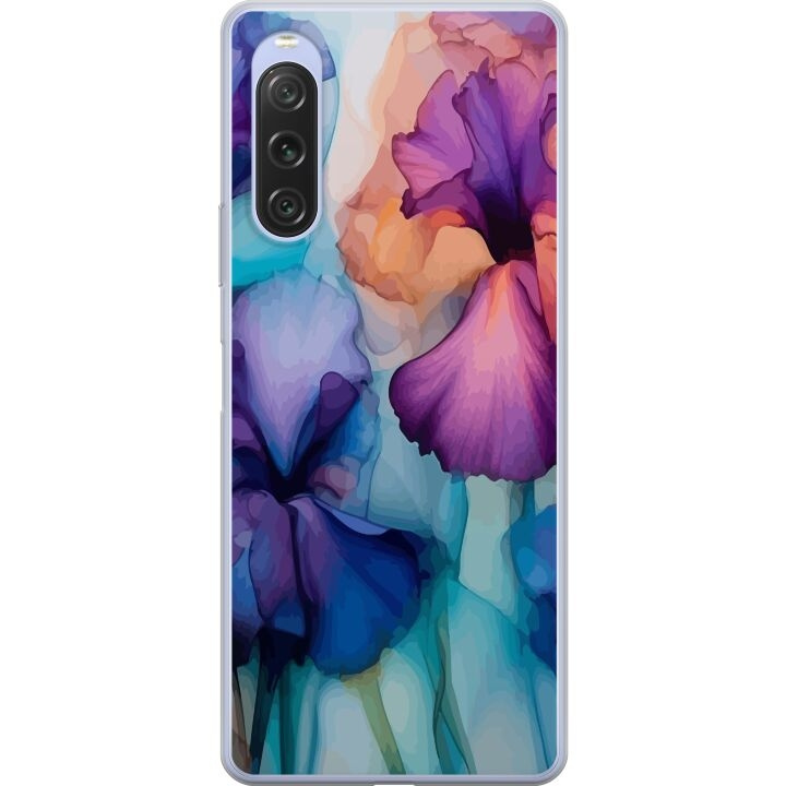 Mobile case for Sony Xperia 10 V with Magical flowers design in the group SMARTPHONE & TABLETS / Phone cases / Sony at TP E-commerce Nordic AB (A61067)