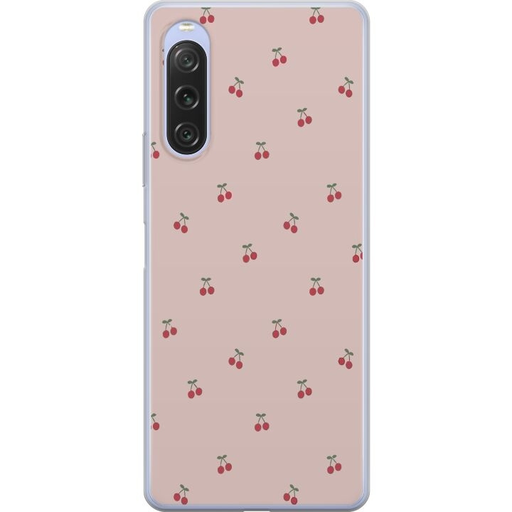 Mobile case for Sony Xperia 10 V with Cherry design in the group SMARTPHONE & TABLETS / Phone cases / Sony at TP E-commerce Nordic AB (A61071)