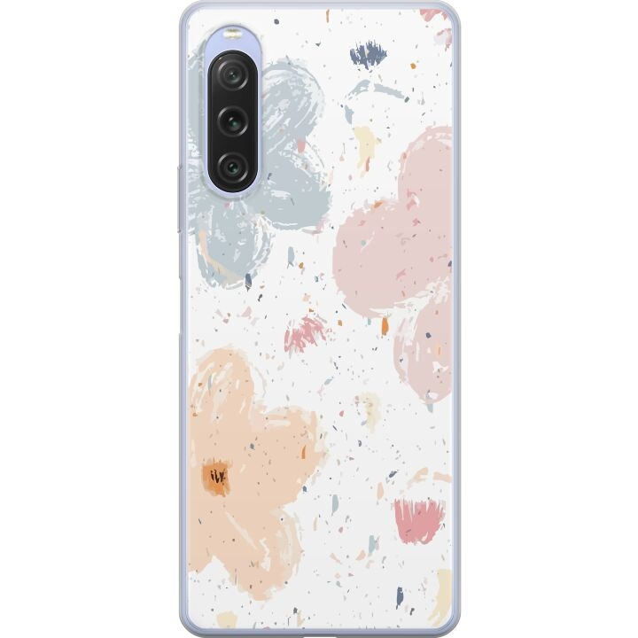 Mobile case for Sony Xperia 10 V with Flowers design in the group SMARTPHONE & TABLETS / Phone cases / Sony at TP E-commerce Nordic AB (A61076)