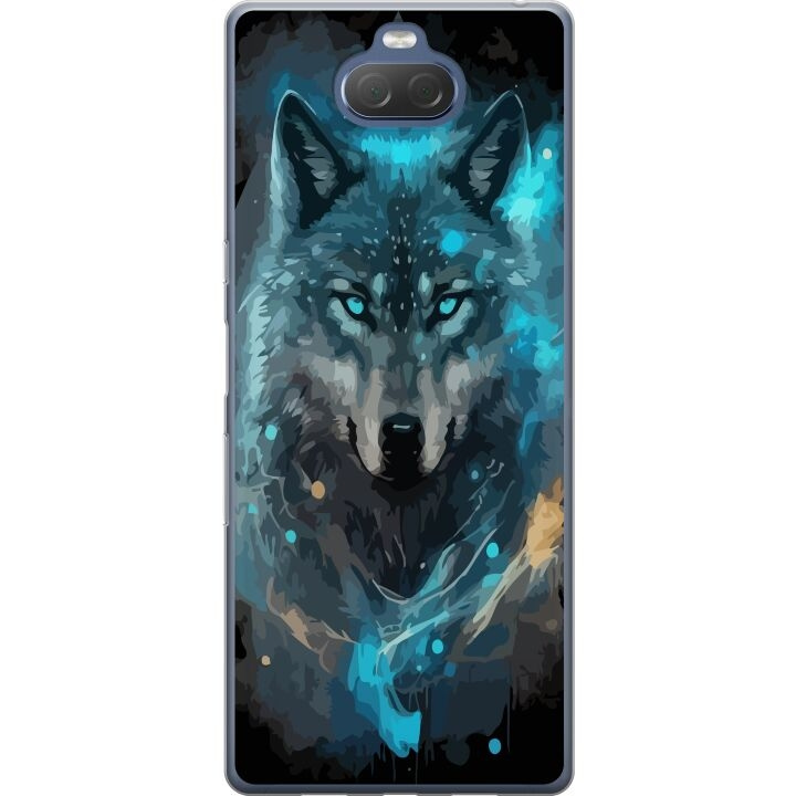 Mobile case for Sony Xperia 10 Plus with Wolf design in the group SMARTPHONE & TABLETS / Phone cases / Sony at TP E-commerce Nordic AB (A61123)