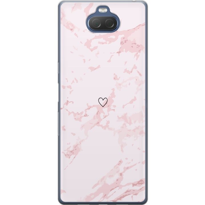 Mobile case for Sony Xperia 10 Plus with Pink Heart design in the group SMARTPHONE & TABLETS / Phone cases / Sony at TP E-commerce Nordic AB (A61141)