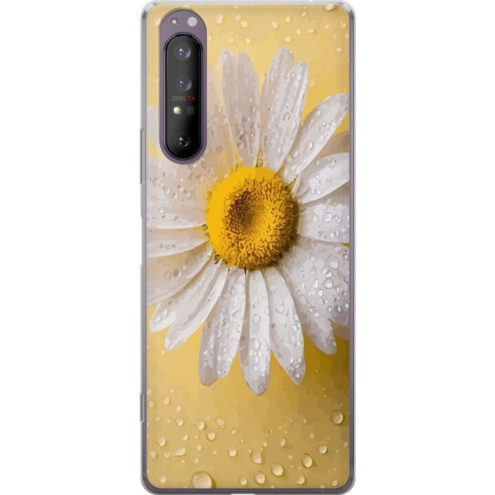 Mobile case for Sony Xperia 1 II with Porslinsblomma design in the group SMARTPHONE & TABLETS / Phone cases / Sony at TP E-commerce Nordic AB (A61145)