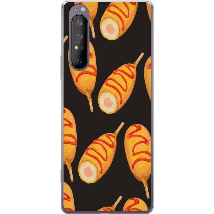 Mobile case for Sony Xperia 1 II with Chicken drumstick design in the group SMARTPHONE & TABLETS / Phone cases / Sony at TP E-commerce Nordic AB (A61154)