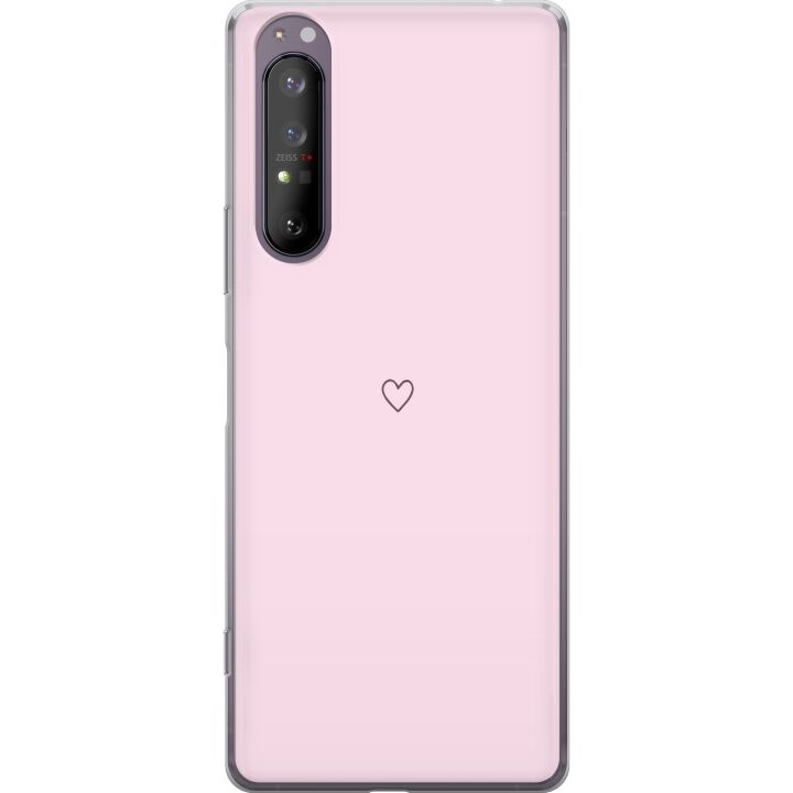 Mobile case for Sony Xperia 1 II with Heart design in the group SMARTPHONE & TABLETS / Phone cases / Sony at TP E-commerce Nordic AB (A61164)