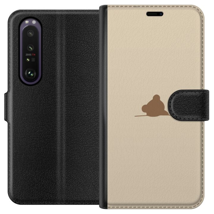 Wallet case for Sony Xperia 1 III with Nalle design in the group SMARTPHONE & TABLETS / Phone cases / Sony at TP E-commerce Nordic AB (A61192)