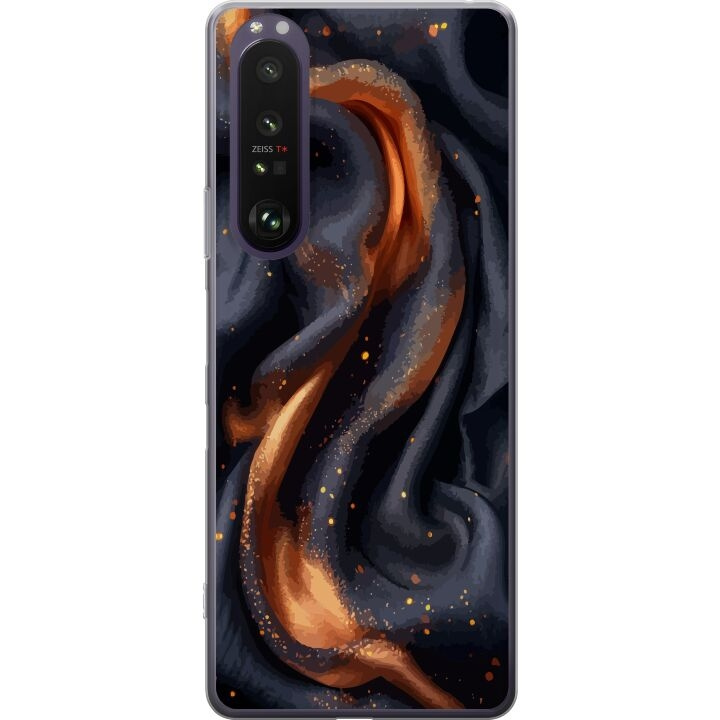 Mobile case for Sony Xperia 1 III with Fiery silk design in the group SMARTPHONE & TABLETS / Phone cases / Sony at TP E-commerce Nordic AB (A61200)