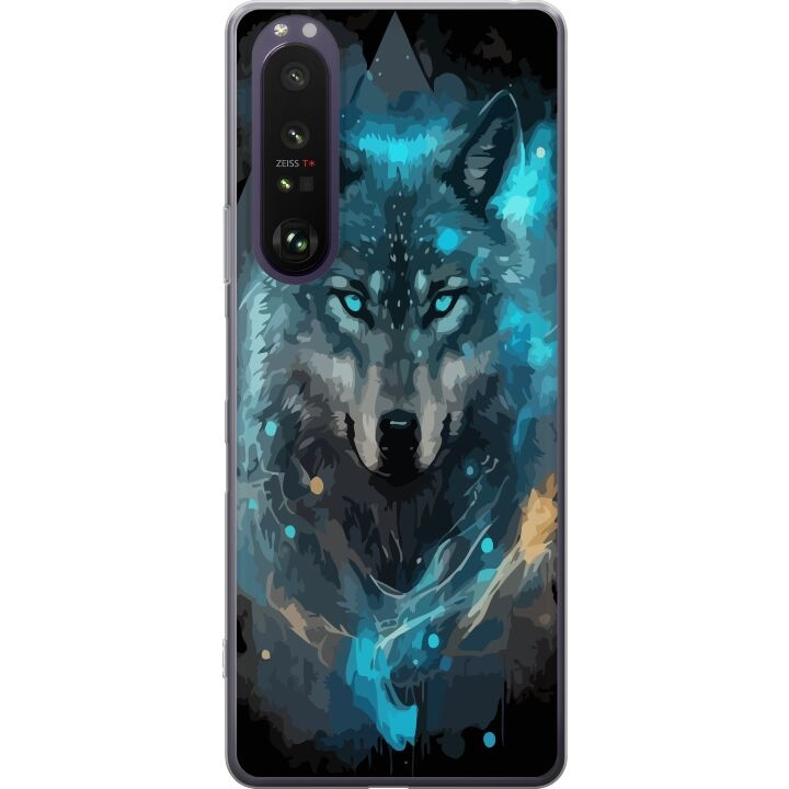 Mobile case for Sony Xperia 1 III with Wolf design in the group SMARTPHONE & TABLETS / Phone cases / Sony at TP E-commerce Nordic AB (A61204)