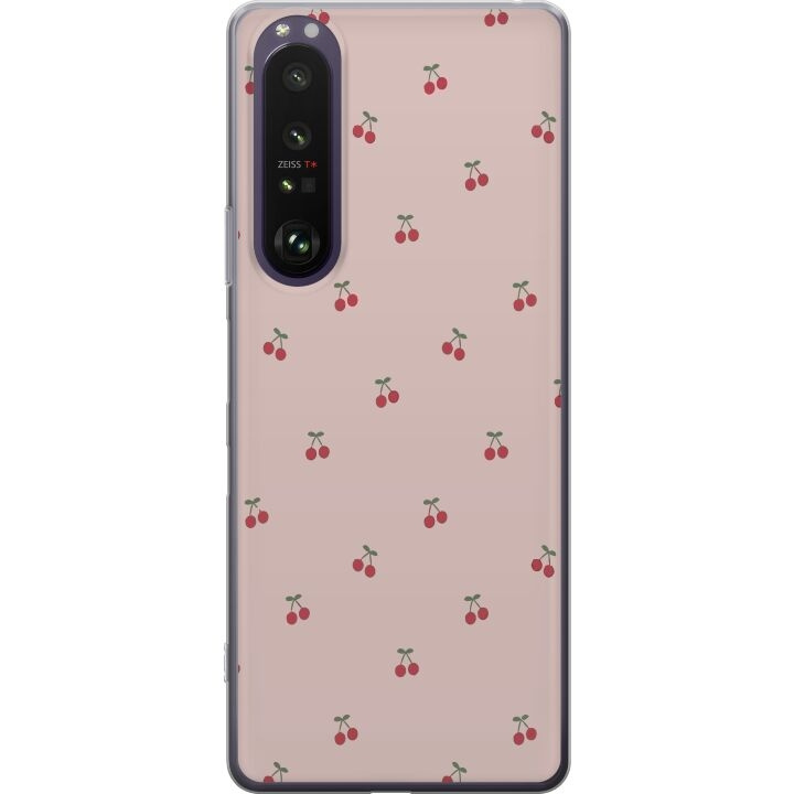 Mobile case for Sony Xperia 1 III with Cherry design in the group SMARTPHONE & TABLETS / Phone cases / Sony at TP E-commerce Nordic AB (A61206)