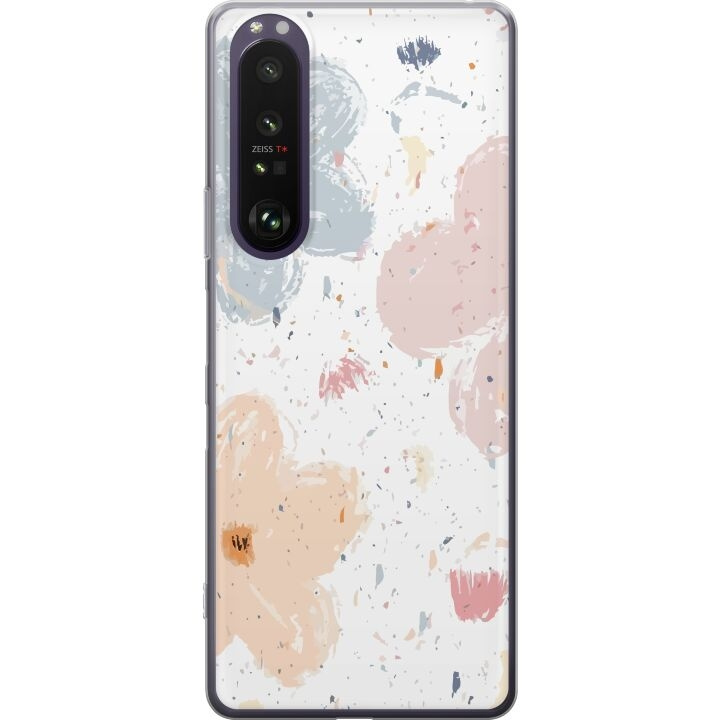 Mobile case for Sony Xperia 1 III with Flowers design in the group SMARTPHONE & TABLETS / Phone cases / Sony at TP E-commerce Nordic AB (A61211)