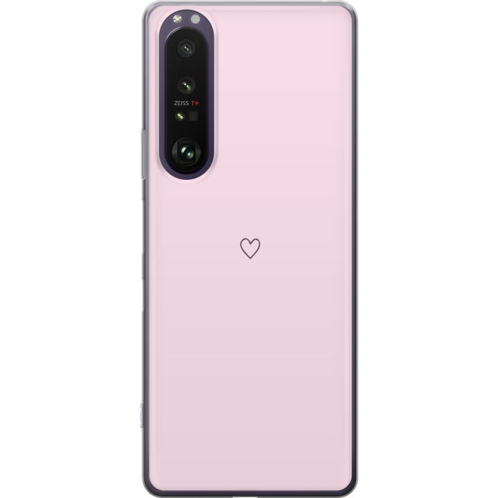 Mobile case for Sony Xperia 1 III with Heart design in the group SMARTPHONE & TABLETS / Phone cases / Sony at TP E-commerce Nordic AB (A61218)