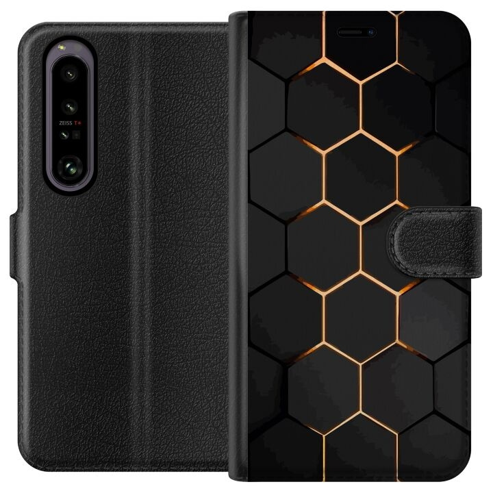 Wallet case for Sony Xperia 1 IV with Luxurious Pattern design in the group SMARTPHONE & TABLETS / Phone cases / Sony at TP E-commerce Nordic AB (A61251)