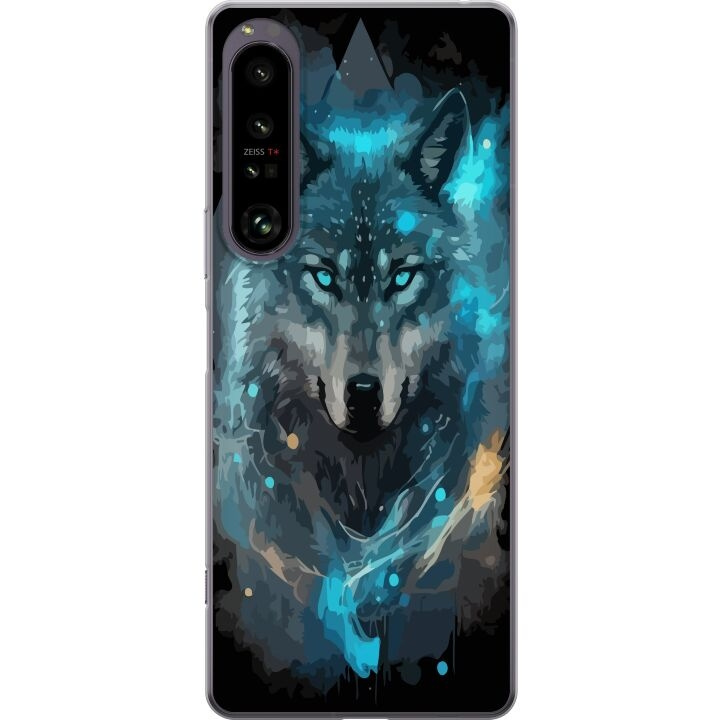 Mobile case for Sony Xperia 1 IV with Wolf design in the group SMARTPHONE & TABLETS / Phone cases / Sony at TP E-commerce Nordic AB (A61258)