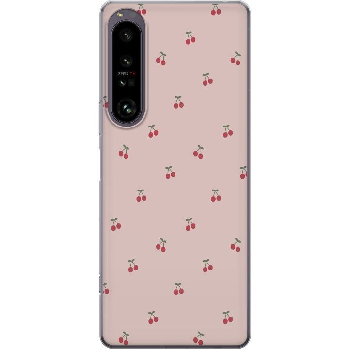 Mobile case for Sony Xperia 1 IV with Cherry design in the group SMARTPHONE & TABLETS / Phone cases / Sony at TP E-commerce Nordic AB (A61260)