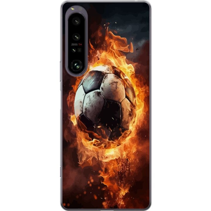 Mobile case for Sony Xperia 1 IV with Football design in the group SMARTPHONE & TABLETS / Phone cases / Sony at TP E-commerce Nordic AB (A61274)