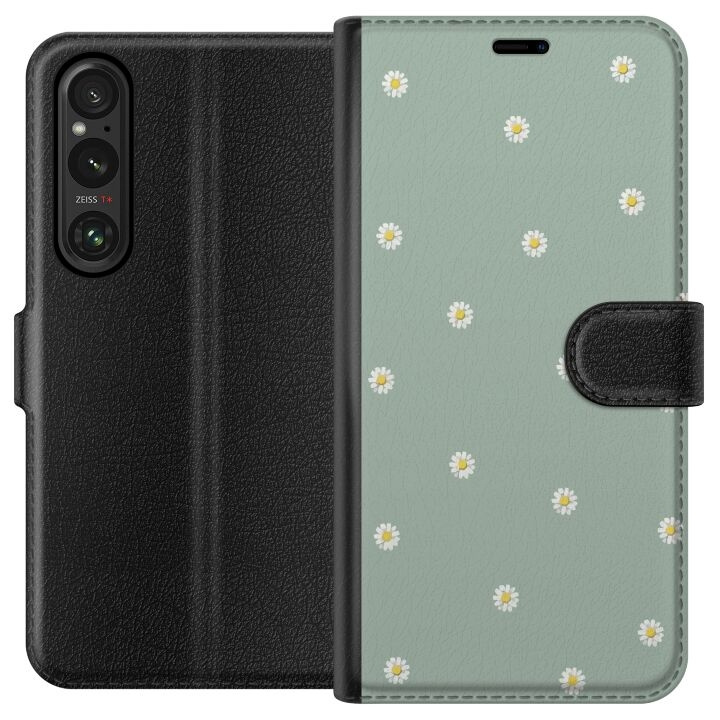 Wallet case for Sony Xperia 1 V with Priest\'s collars design in the group SMARTPHONE & TABLETS / Phone cases / Sony at TP E-commerce Nordic AB (A61284)