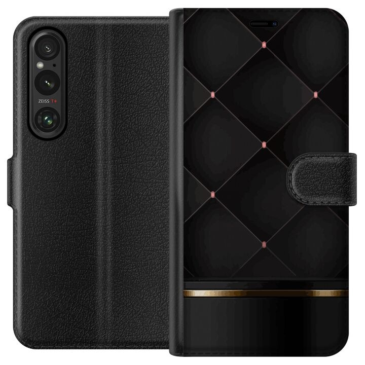 Wallet case for Sony Xperia 1 V with Luxury line design in the group SMARTPHONE & TABLETS / Phone cases / Sony at TP E-commerce Nordic AB (A61295)