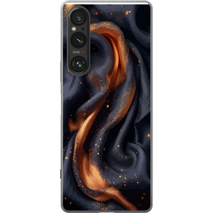 Mobile case for Sony Xperia 1 V with Fiery silk design in the group SMARTPHONE & TABLETS / Phone cases / Sony at TP E-commerce Nordic AB (A61308)