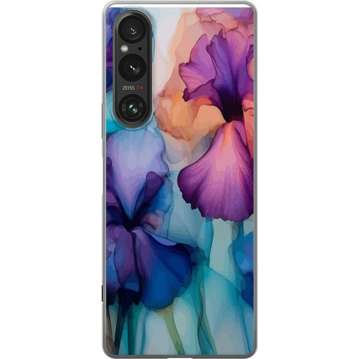 Mobile case for Sony Xperia 1 V with Magical flowers design in the group SMARTPHONE & TABLETS / Phone cases / Sony at TP E-commerce Nordic AB (A61310)