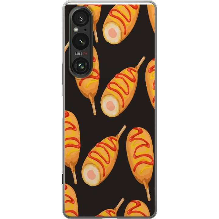 Mobile case for Sony Xperia 1 V with Chicken drumstick design in the group SMARTPHONE & TABLETS / Phone cases / Sony at TP E-commerce Nordic AB (A61316)