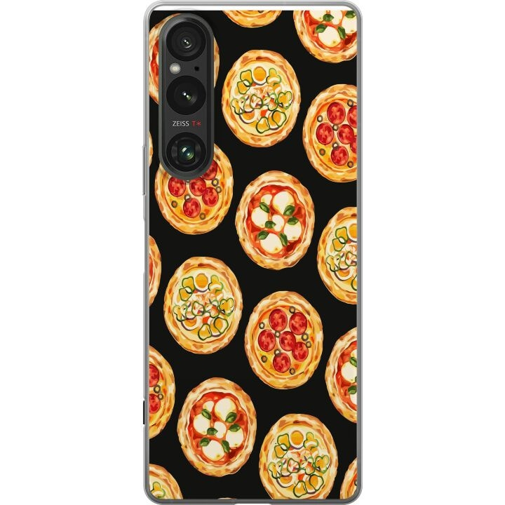 Mobile case for Sony Xperia 1 V with Pizza design in the group SMARTPHONE & TABLETS / Phone cases / Sony at TP E-commerce Nordic AB (A61320)