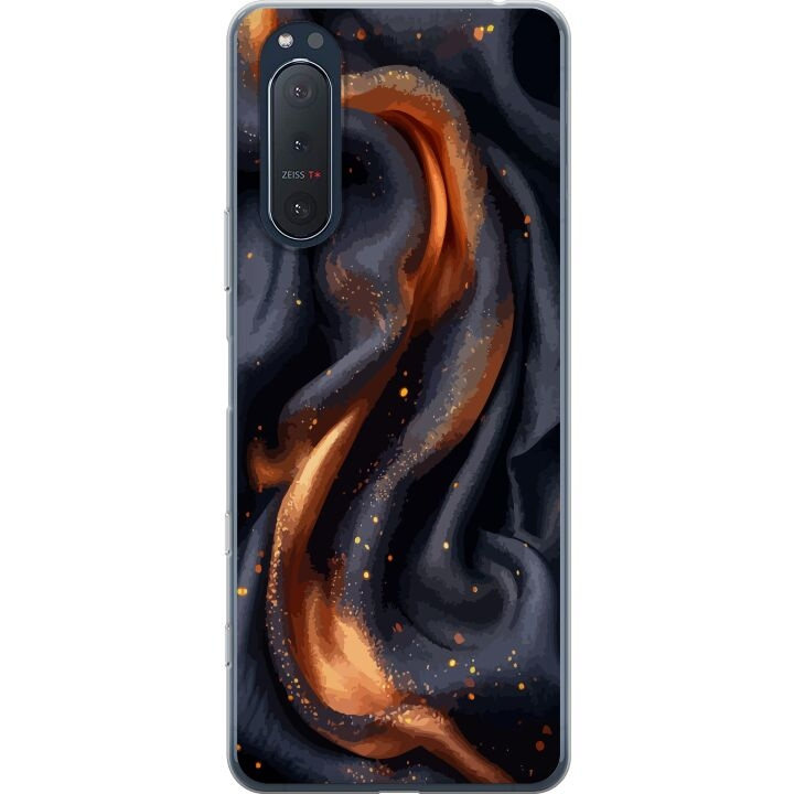 Mobile case for Sony Xperia 5 II with Fiery silk design in the group SMARTPHONE & TABLETS / Phone cases / Sony at TP E-commerce Nordic AB (A61389)