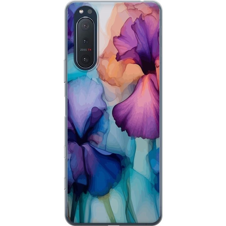 Mobile case for Sony Xperia 5 II with Magical flowers design in the group SMARTPHONE & TABLETS / Phone cases / Sony at TP E-commerce Nordic AB (A61391)