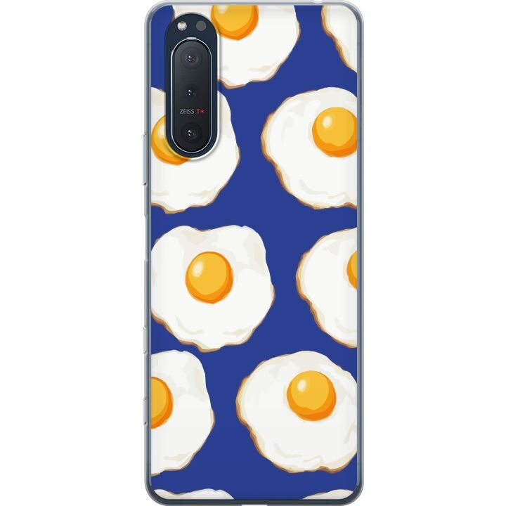 Mobile case for Sony Xperia 5 II with Fried eggs design in the group SMARTPHONE & TABLETS / Phone cases / Sony at TP E-commerce Nordic AB (A61394)