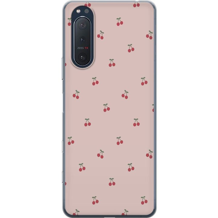 Mobile case for Sony Xperia 5 II with Cherry design in the group SMARTPHONE & TABLETS / Phone cases / Sony at TP E-commerce Nordic AB (A61395)