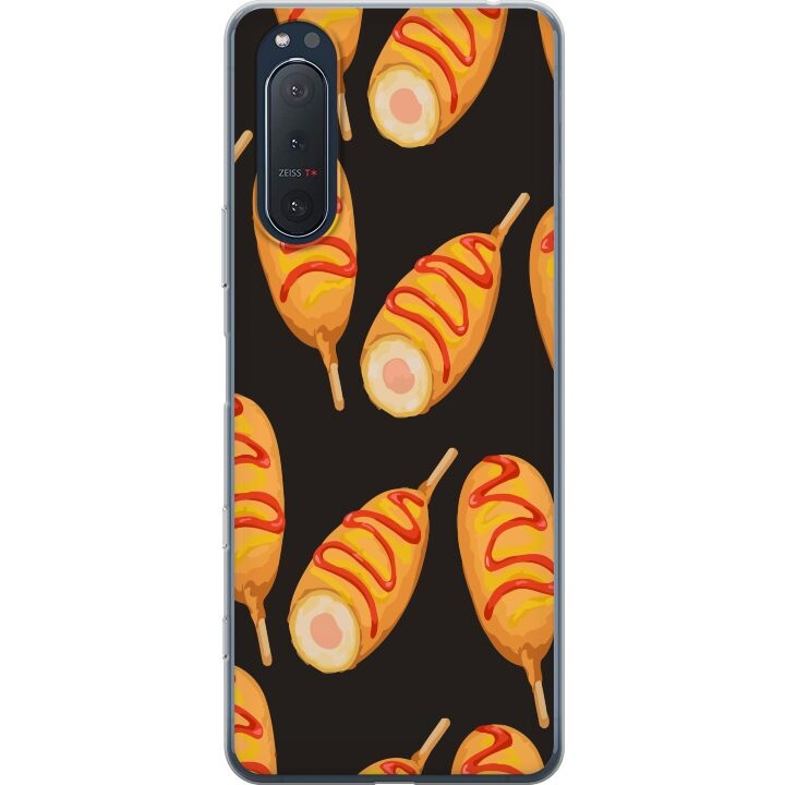 Mobile case for Sony Xperia 5 II with Chicken drumstick design in the group SMARTPHONE & TABLETS / Phone cases / Sony at TP E-commerce Nordic AB (A61397)