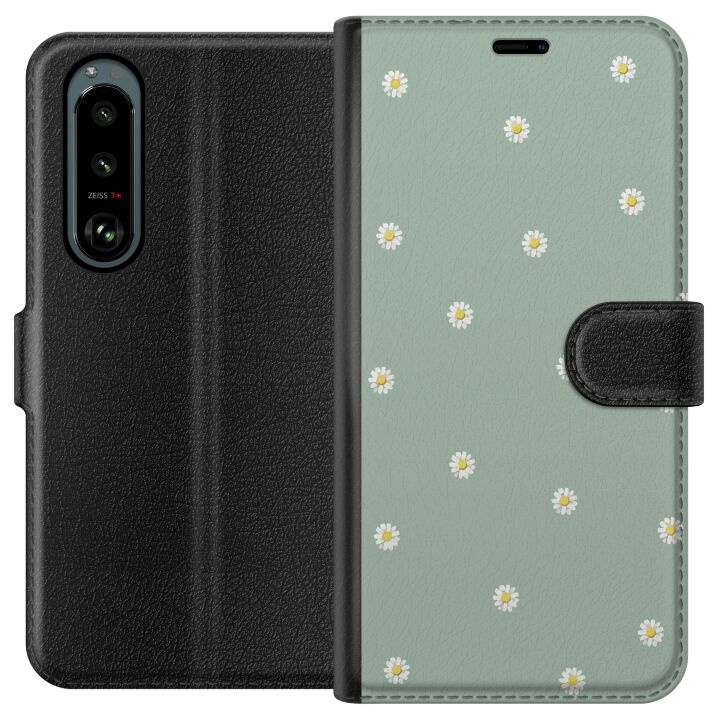 Wallet case for Sony Xperia 5 III with Priest\'s collars design in the group SMARTPHONE & TABLETS / Phone cases / Sony at TP E-commerce Nordic AB (A61419)