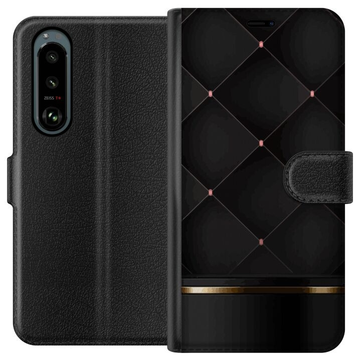 Wallet case for Sony Xperia 5 III with Luxury line design in the group SMARTPHONE & TABLETS / Phone cases / Sony at TP E-commerce Nordic AB (A61430)