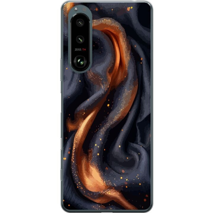 Mobile case for Sony Xperia 5 III with Fiery silk design in the group SMARTPHONE & TABLETS / Phone cases / Sony at TP E-commerce Nordic AB (A61443)