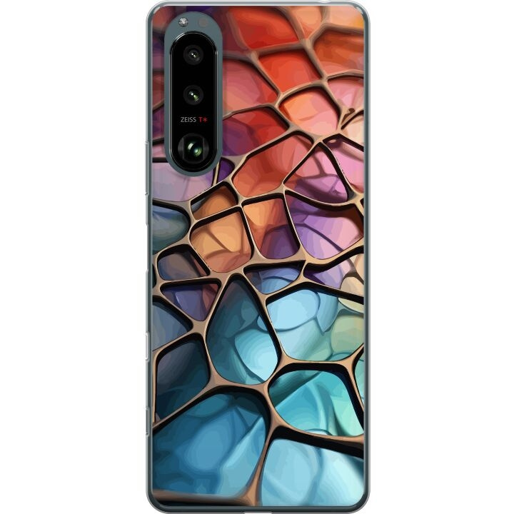 Mobile case for Sony Xperia 5 III with Metallic pattern design in the group SMARTPHONE & TABLETS / Phone cases / Sony at TP E-commerce Nordic AB (A61452)