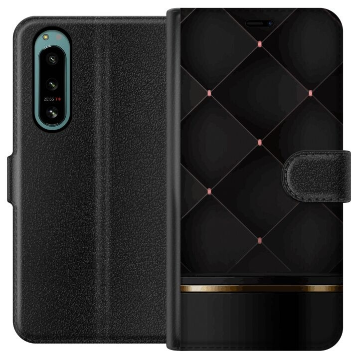 Wallet case for Sony Xperia 5 IV with Luxury line design in the group SMARTPHONE & TABLETS / Phone cases / Sony at TP E-commerce Nordic AB (A61484)