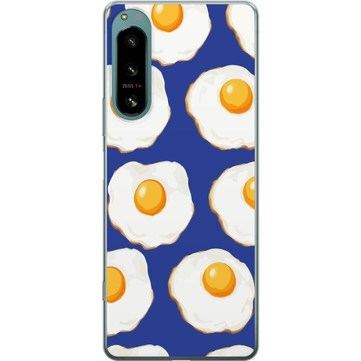 Mobile case for Sony Xperia 5 IV with Fried eggs design in the group SMARTPHONE & TABLETS / Phone cases / Sony at TP E-commerce Nordic AB (A61502)