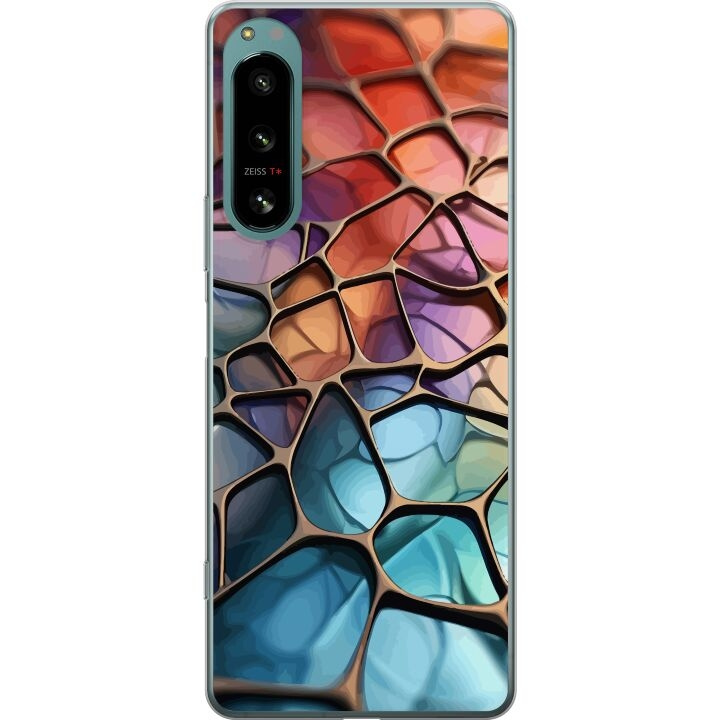 Mobile case for Sony Xperia 5 IV with Metallic pattern design in the group SMARTPHONE & TABLETS / Phone cases / Sony at TP E-commerce Nordic AB (A61506)