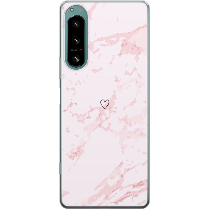 Mobile case for Sony Xperia 5 IV with Pink Heart design in the group SMARTPHONE & TABLETS / Phone cases / Sony at TP E-commerce Nordic AB (A61519)