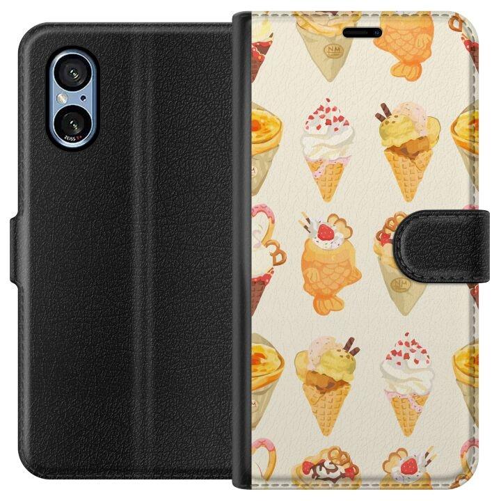 Wallet case for Sony Xperia 5 V with Glassy design in the group SMARTPHONE & TABLETS / Phone cases / Sony at TP E-commerce Nordic AB (A61534)