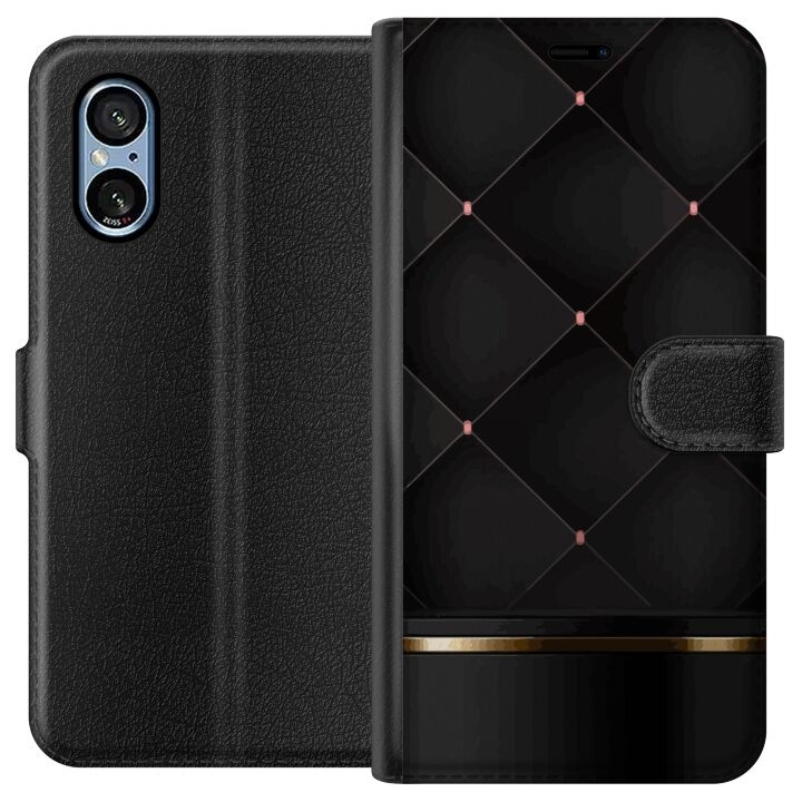 Wallet case for Sony Xperia 5 V with Luxury line design in the group SMARTPHONE & TABLETS / Phone cases / Sony at TP E-commerce Nordic AB (A61538)